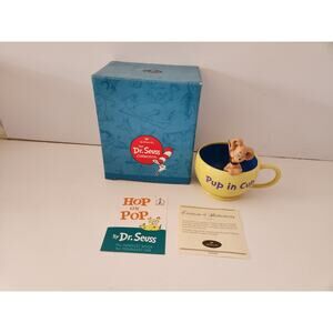 Vintage Dr Seuss Collection Hallmark Pup In Cup Original Box Limited Edition
